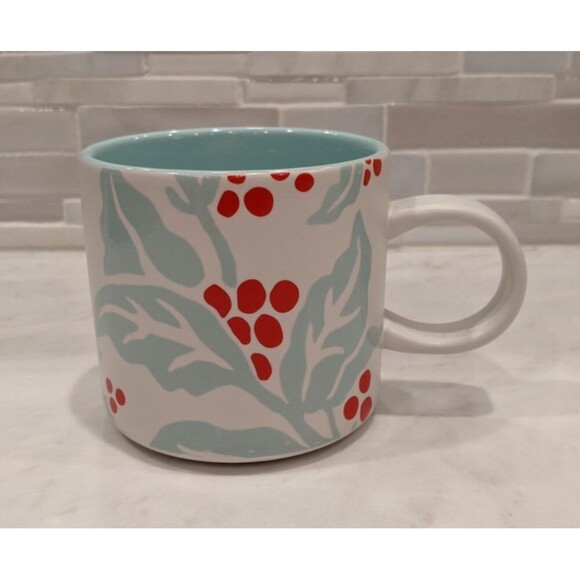 Starbucks Other - STARBUCKS 2018 Christmas Holiday Mint Hollyberry Mug/Cup 12 OZ NEW!